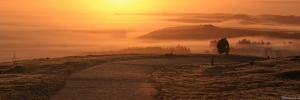 lever du soleil au mont st Michel de Brapsart