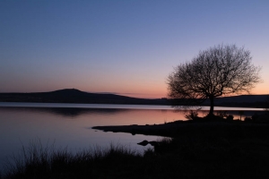 couché de soleil aux Monts d'Arrée