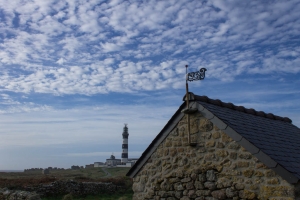 Les moutons dans le ciel de Ouessant